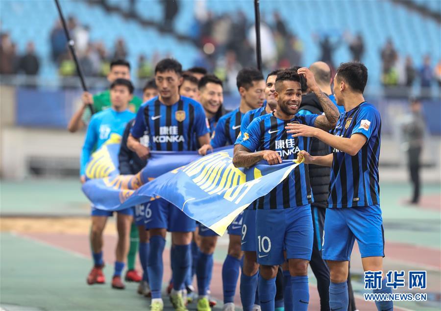 包含苏宁易购击败江苏苏宁，壮大中超冠军希望的词条